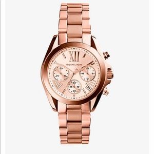 Rose Gold Michael Kors Watch Classy Jewlery Women